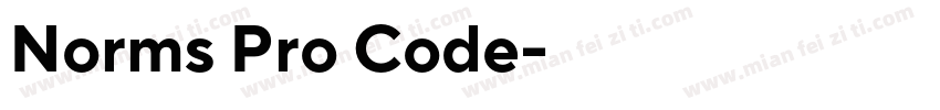 Norms Pro Code字体转换